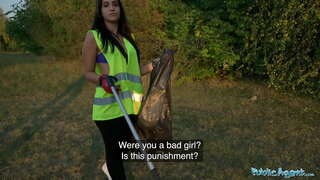 Publike Agjent Jennifer Mendez fucked jashtë nga një pjesë e madhe karin