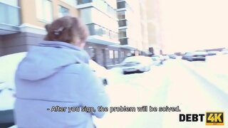 Debt4k. Calibri Anxel barmen pul topish mumkin emas, lekin u uning jinsiy taqinchoqlar foydalanishingiz mumkin